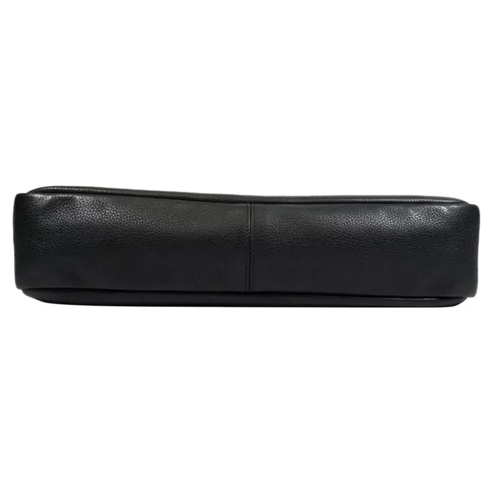 Saint Laurent Sac de Jour Briefcase in Black Calf Leather